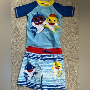 Boys Baby shark swim suit